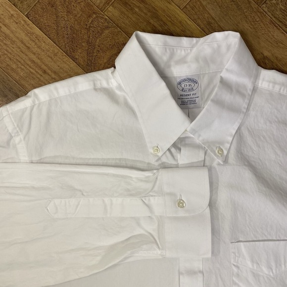 Brooks Brothers Other - Brooks Brothers Regent Dress Shirt 17-34 Non-Iron Supima Cotton White